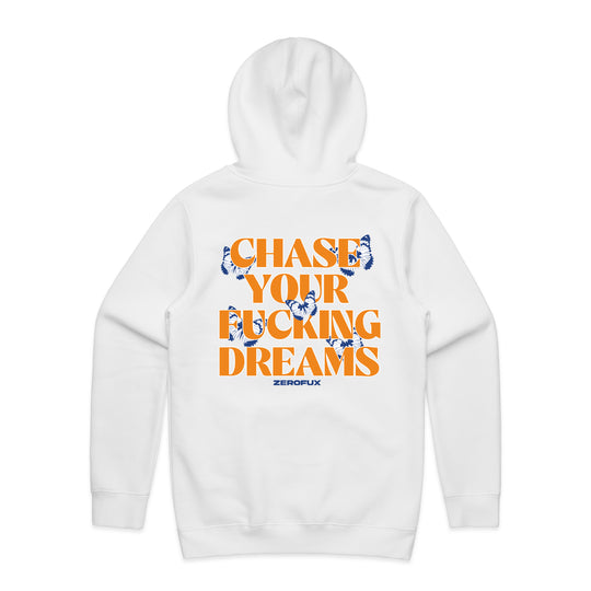 "Chrysalis" Hoodie-White